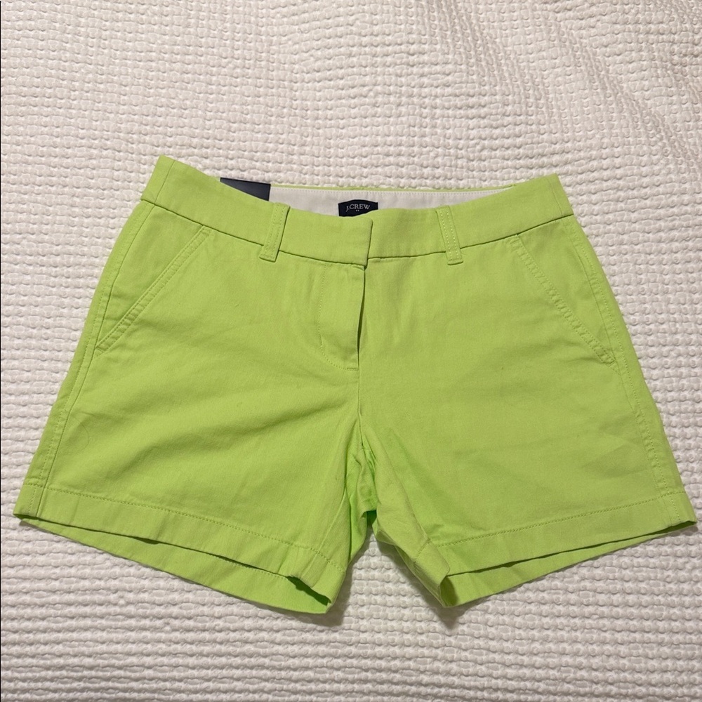 J. Crew Women's Vibrant Green Bermudas